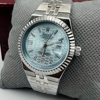 Rolx Landweller New Silver Tiffny Watch