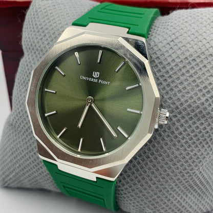 UP Green Silver Watch