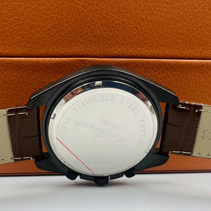 Bolamos Chronograph Working Brown Watch
