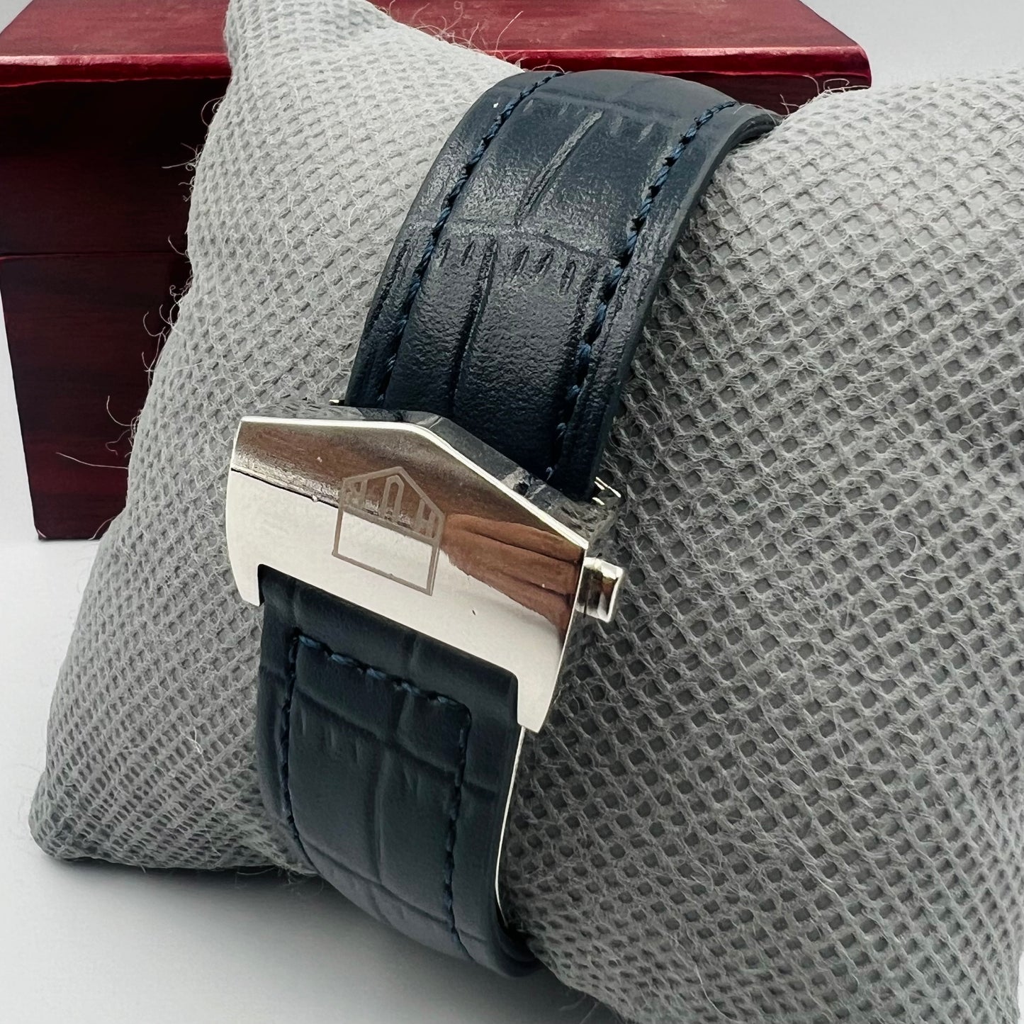 Tag Heuer Silver White Black DayDate Watch