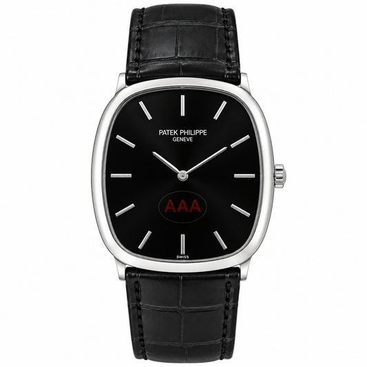 Patek AAA Black Silver Black Watch