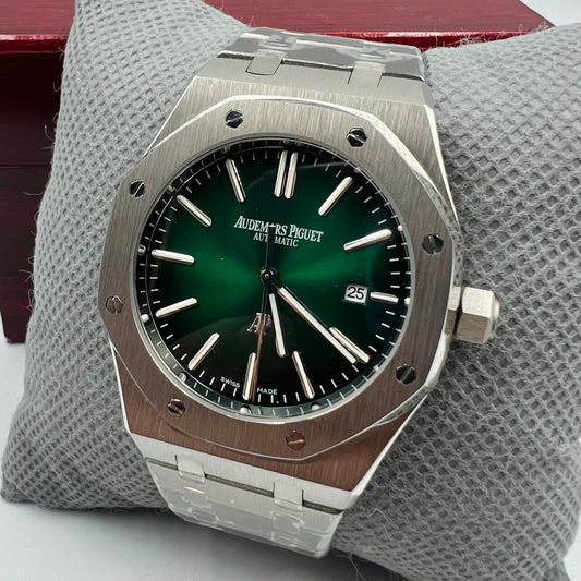 AP Automatic Silver Green Watch