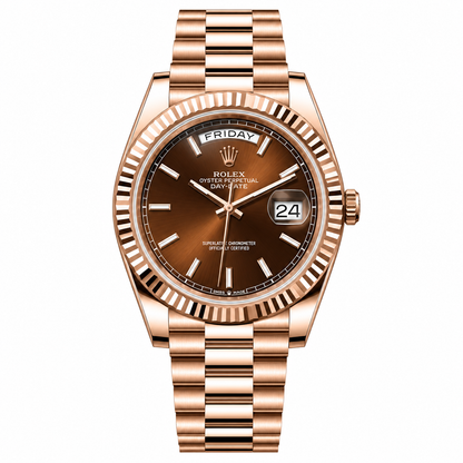 Master AAA Rolx DayDate Copper Automatic Watch