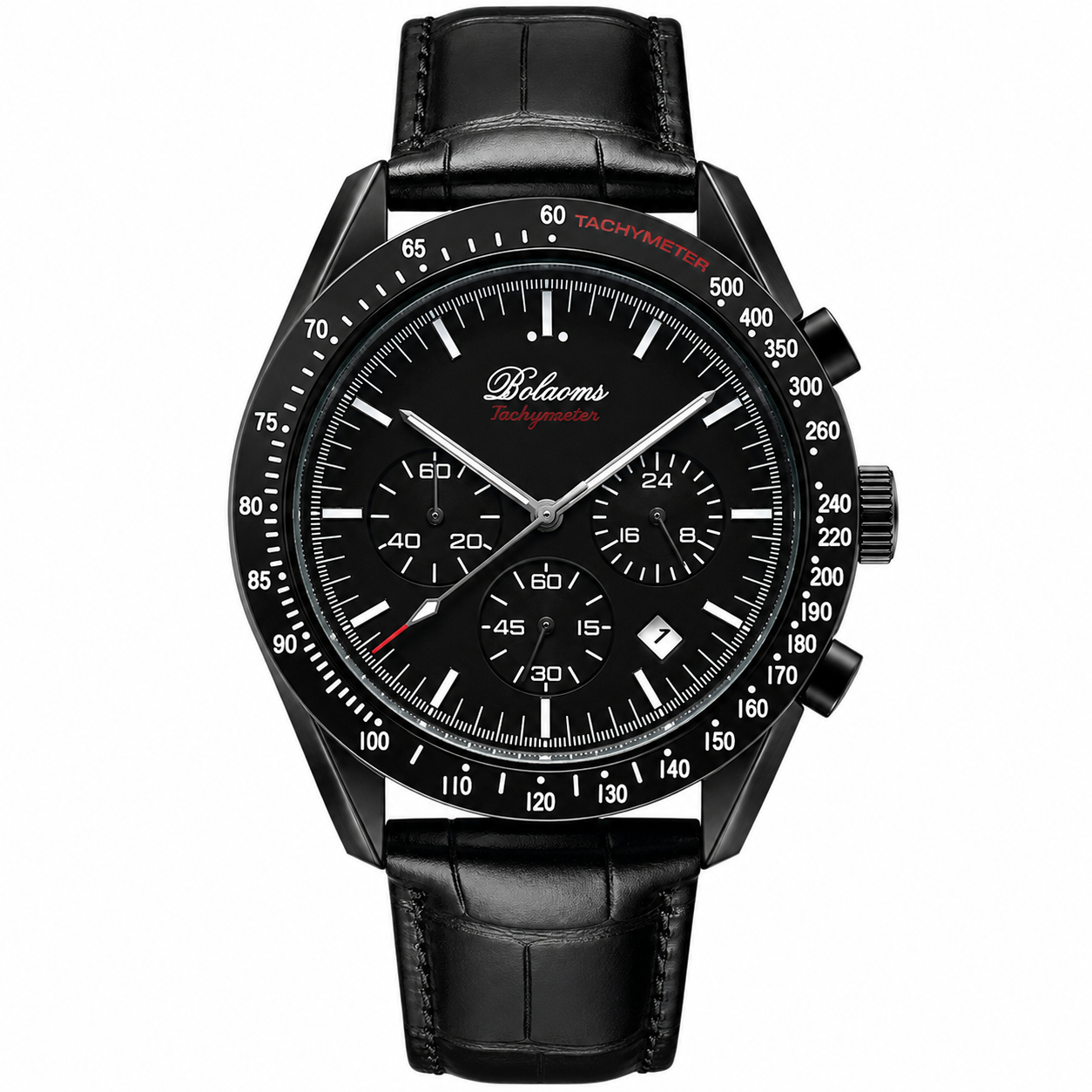 Bolamos Chronograph Working Black Watch