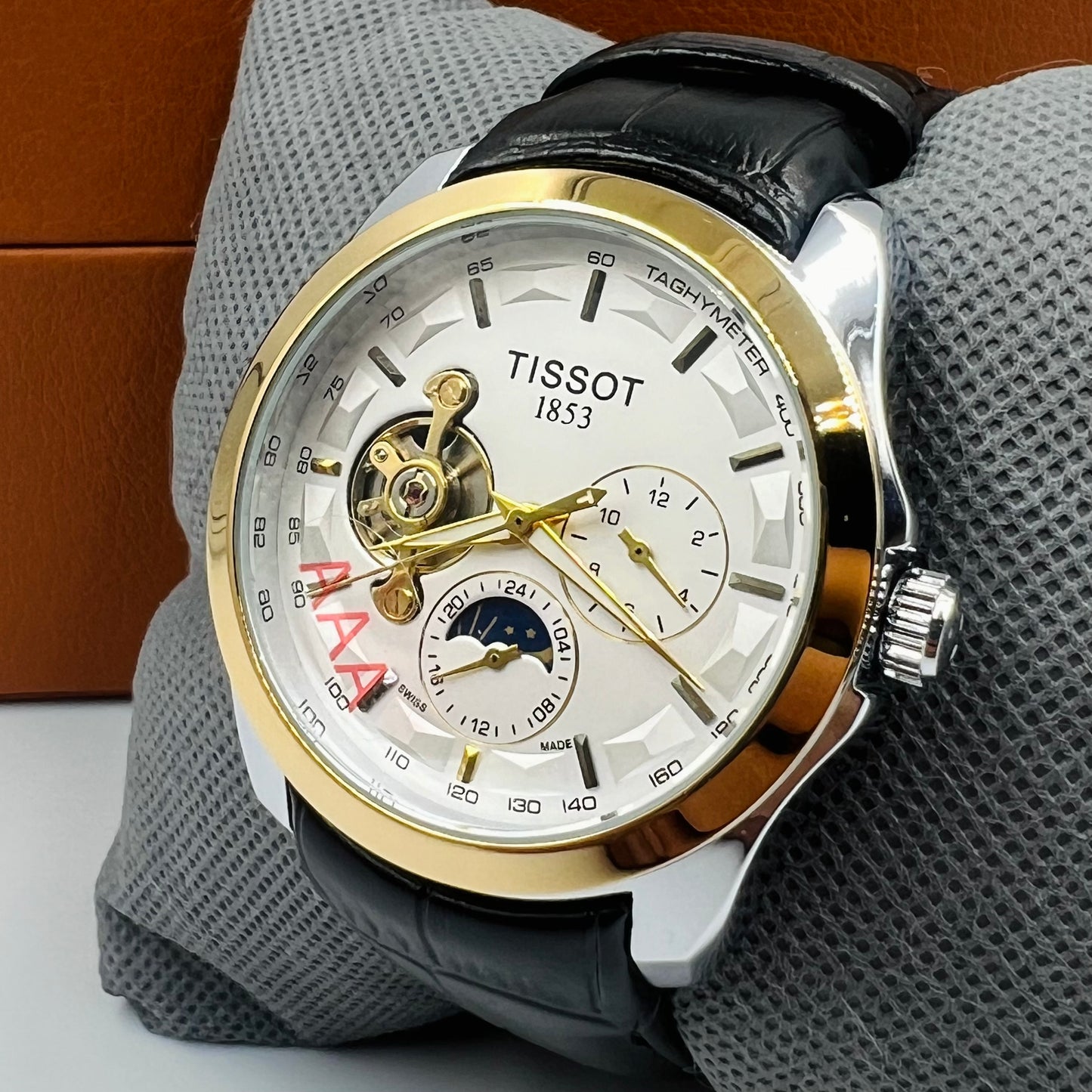 Tissot 1853 Automatic Twotone White Black Watch