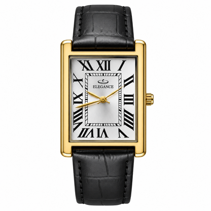 Original Elegance Golden White Black Watch