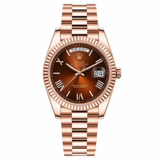 Master AAA Rolx DayDate Copper Roman Automatic Watch