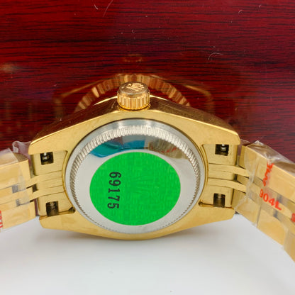 Rolx Ladies Full Golden Watch