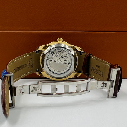 Tissot 1853 Automatic Golden White Brown Watch