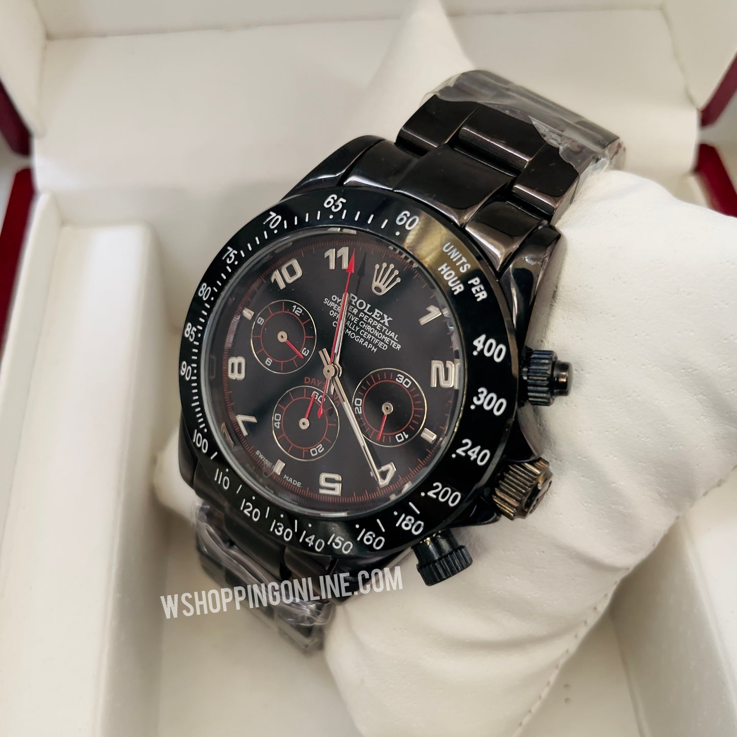 Full Black Number Daytona Automatic Chronograph Working Watch