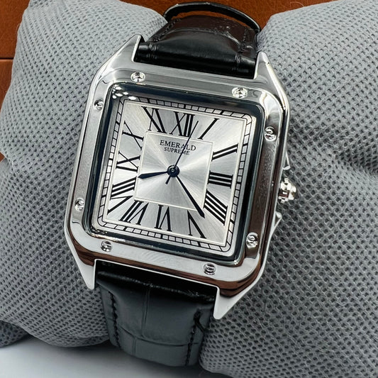 Emerald Silver Black Watch