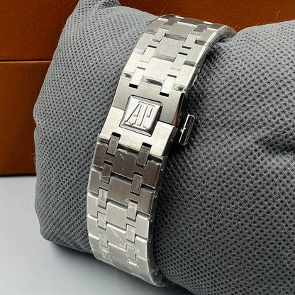 Master AP Texture Silver Blue Automatic Watch