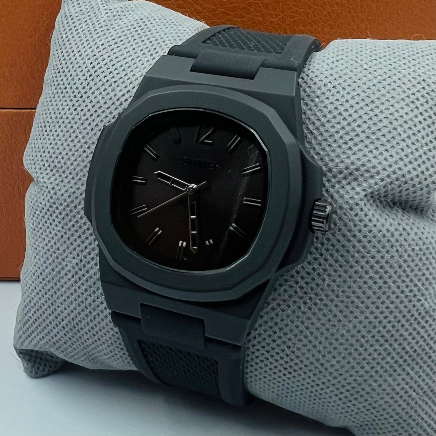 Original Skmei Aura Full Black Strap