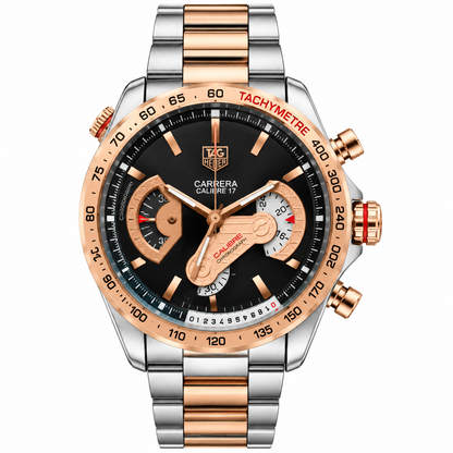 Tag Grand Carrera Ring Twotone Black Watch