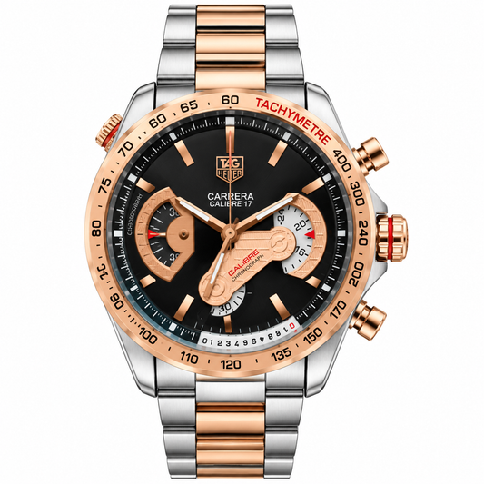 Tag Grand Carrera Ring Twotone Black Watch