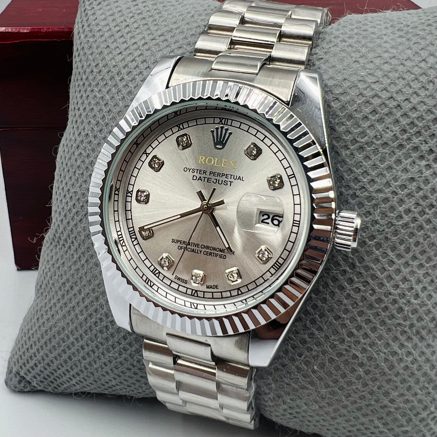 Rolx Datejust Full Silver Watch