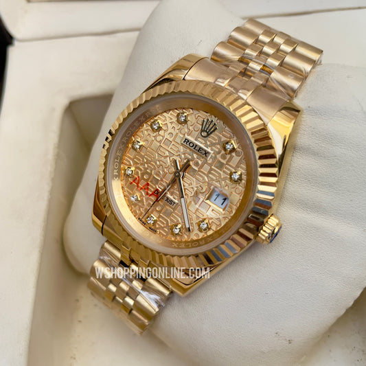 Full Golden Design Datejust Watch