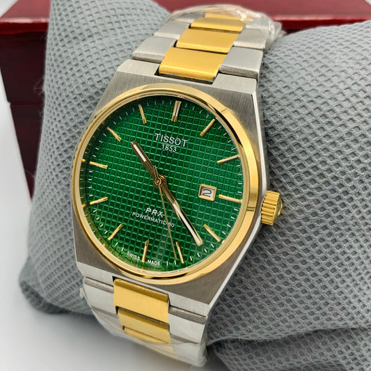 Tissot PRX Green Dail Watch