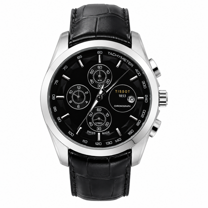 Tissot 1853 Silver Black Watch