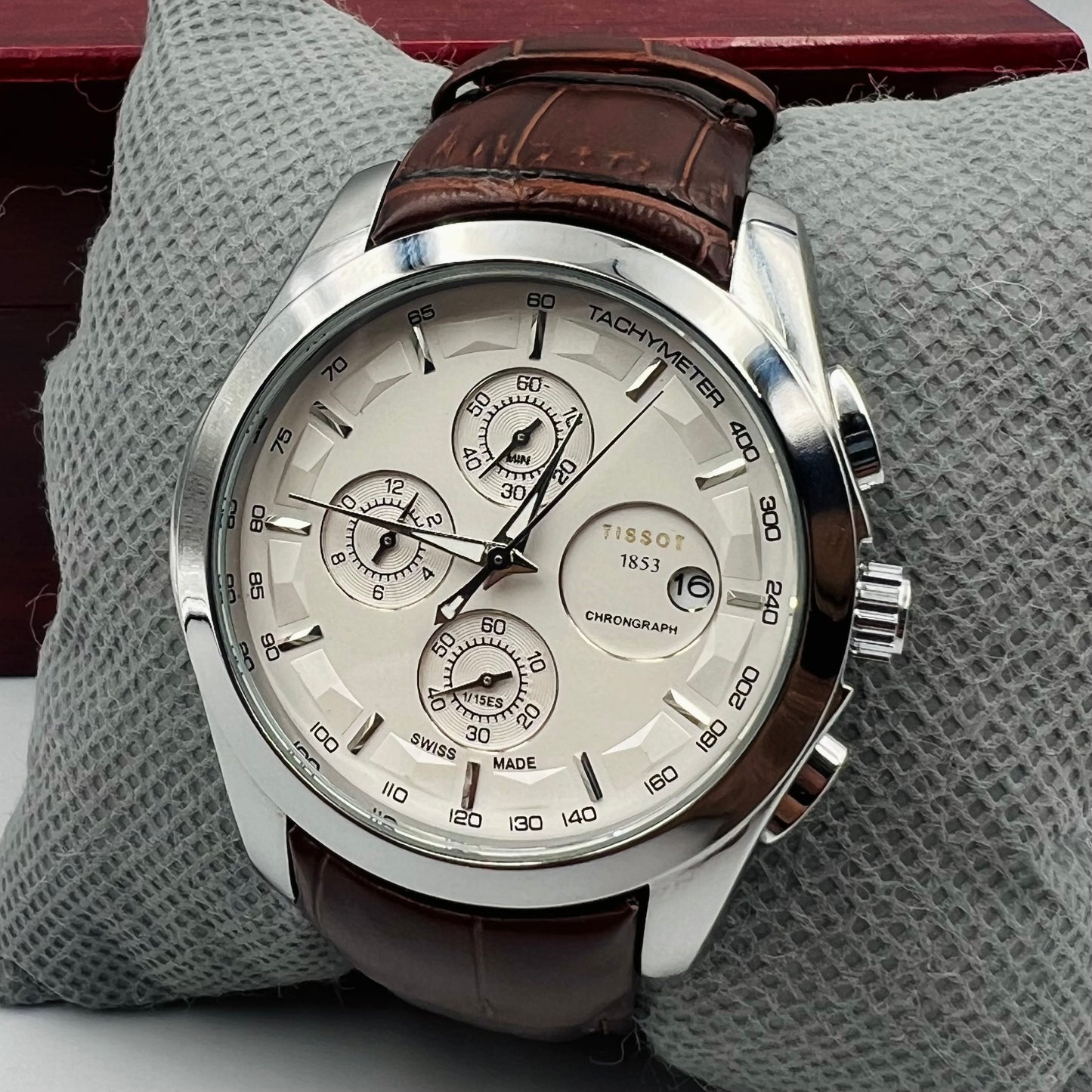 Tissot 1853 Silver Brown Watch