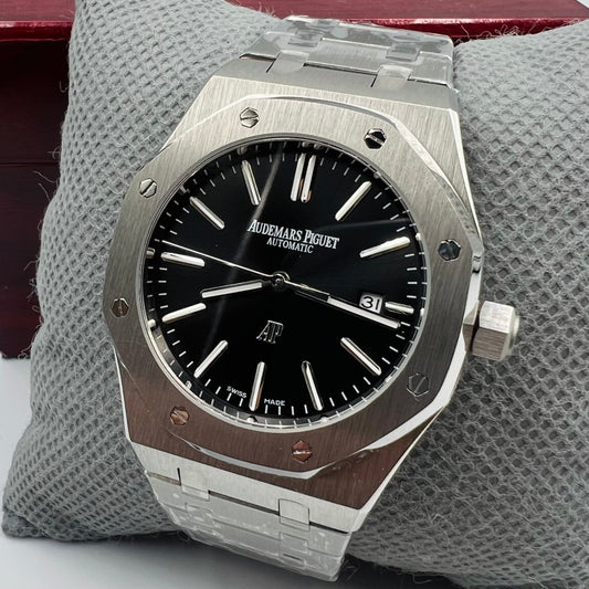 AP Automatic Silver Black Watch
