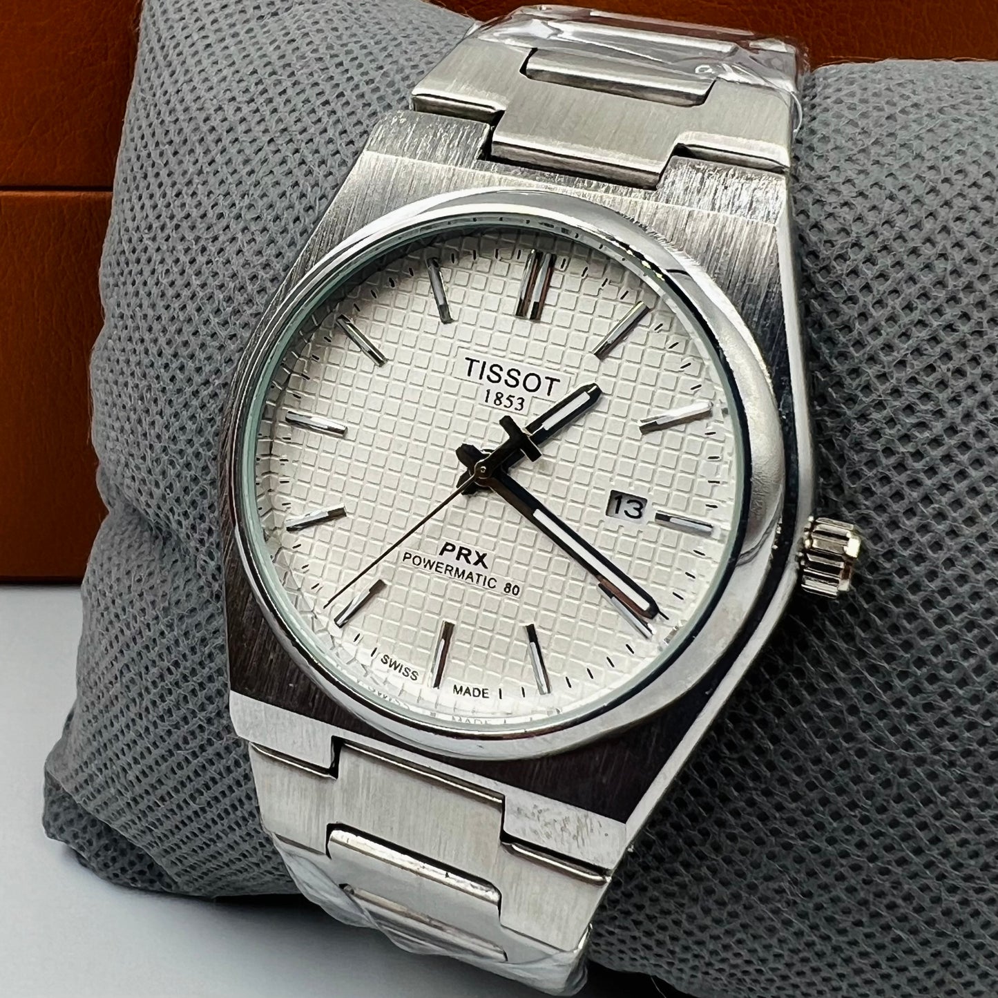 Tissot PRX Silver White Watch