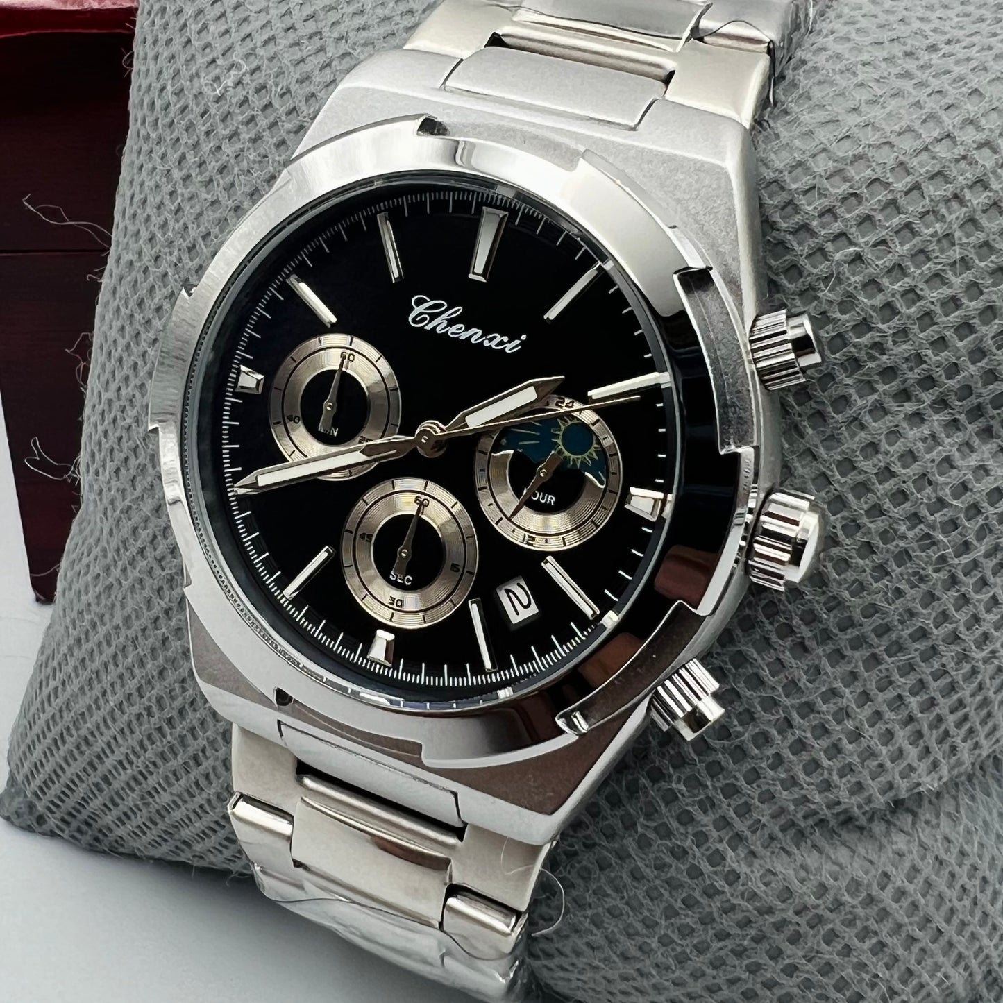 Chenxi Chain Silber Black Watch