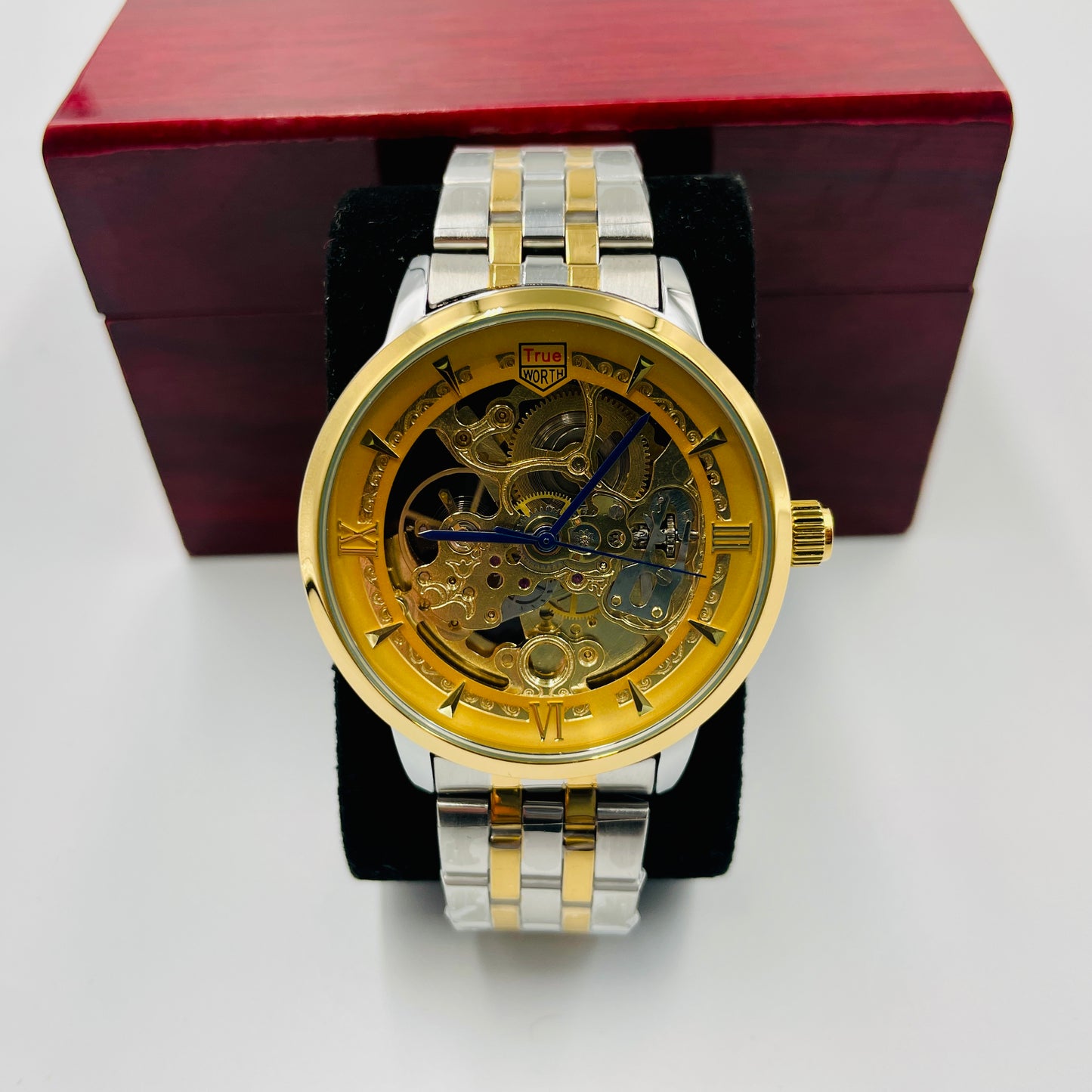 TrueWorth Original Twotone Golden Automatic Watch