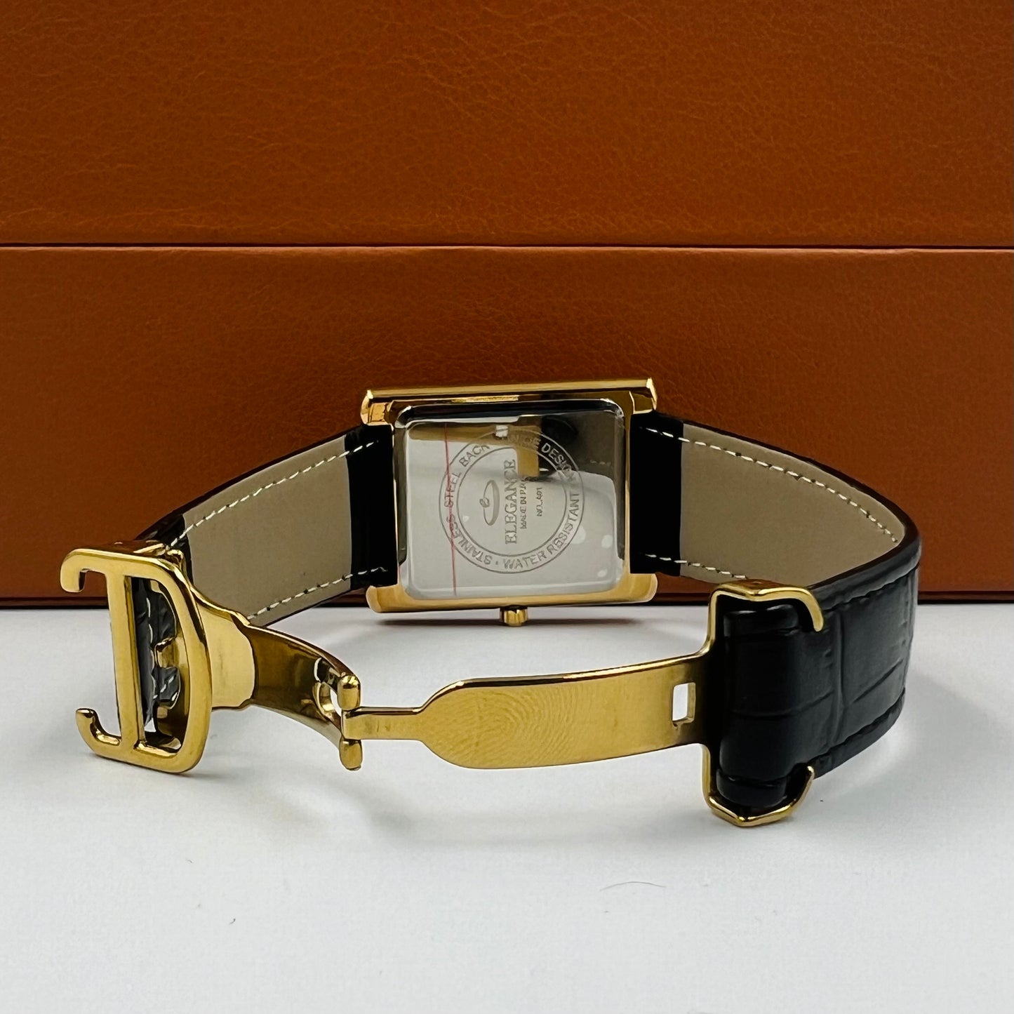 Elegance Golden White Black Watch
