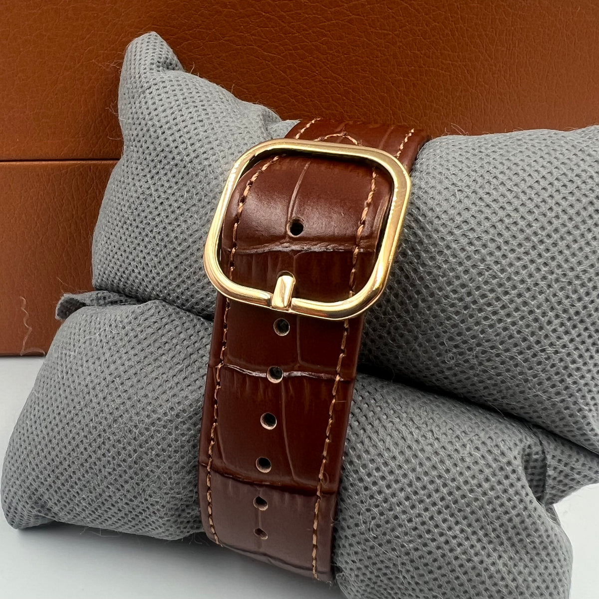 Patek AAA Brown Golden Silver Watch