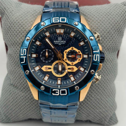 Naviforce Chrono Blue Watch