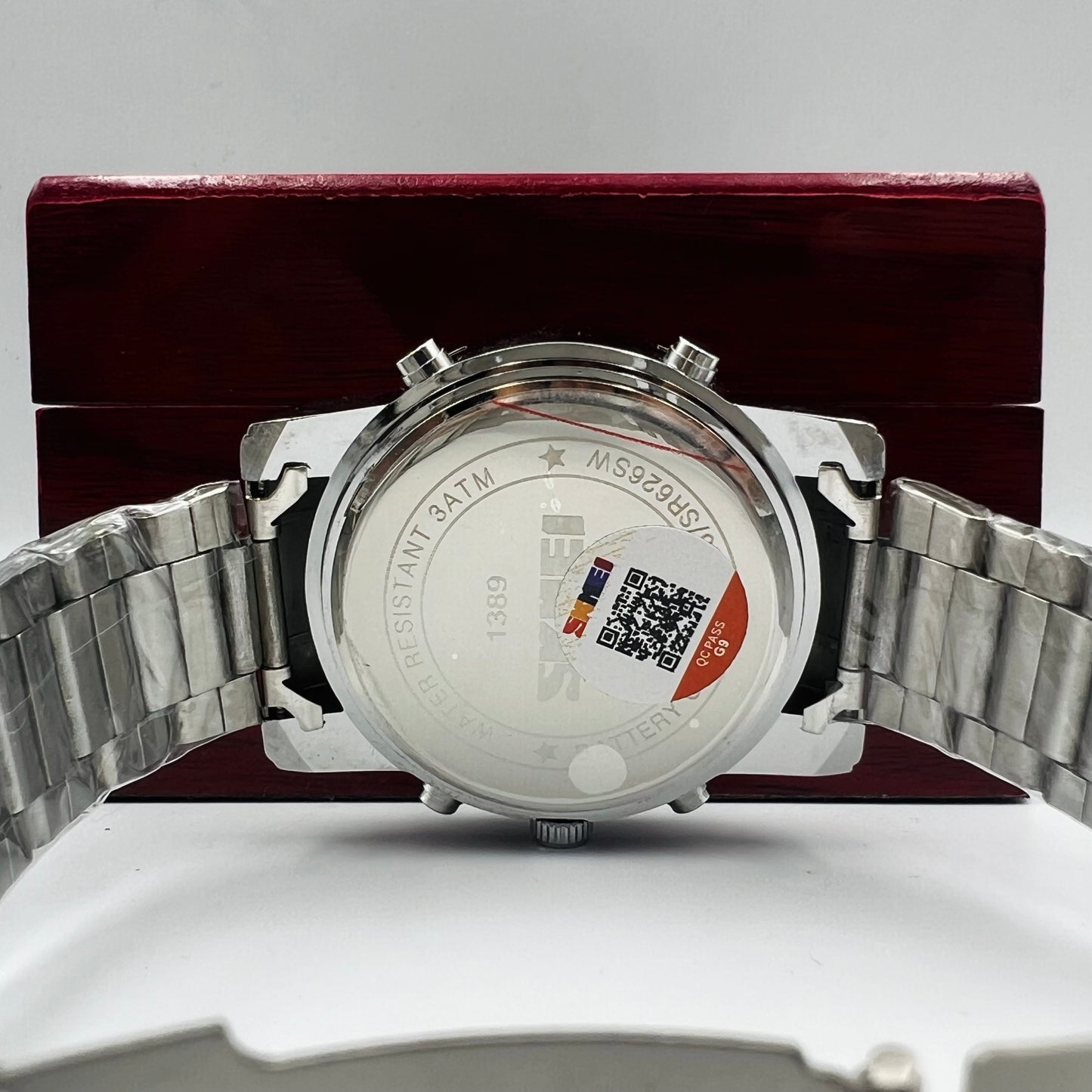 Skmei Twotone Silver black Watch