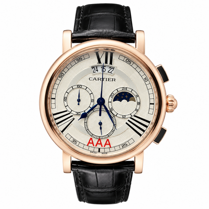 Cartie Chronograph SunMoon Quartz Black Watch