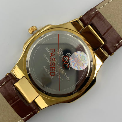 Seastar White Golden Watch