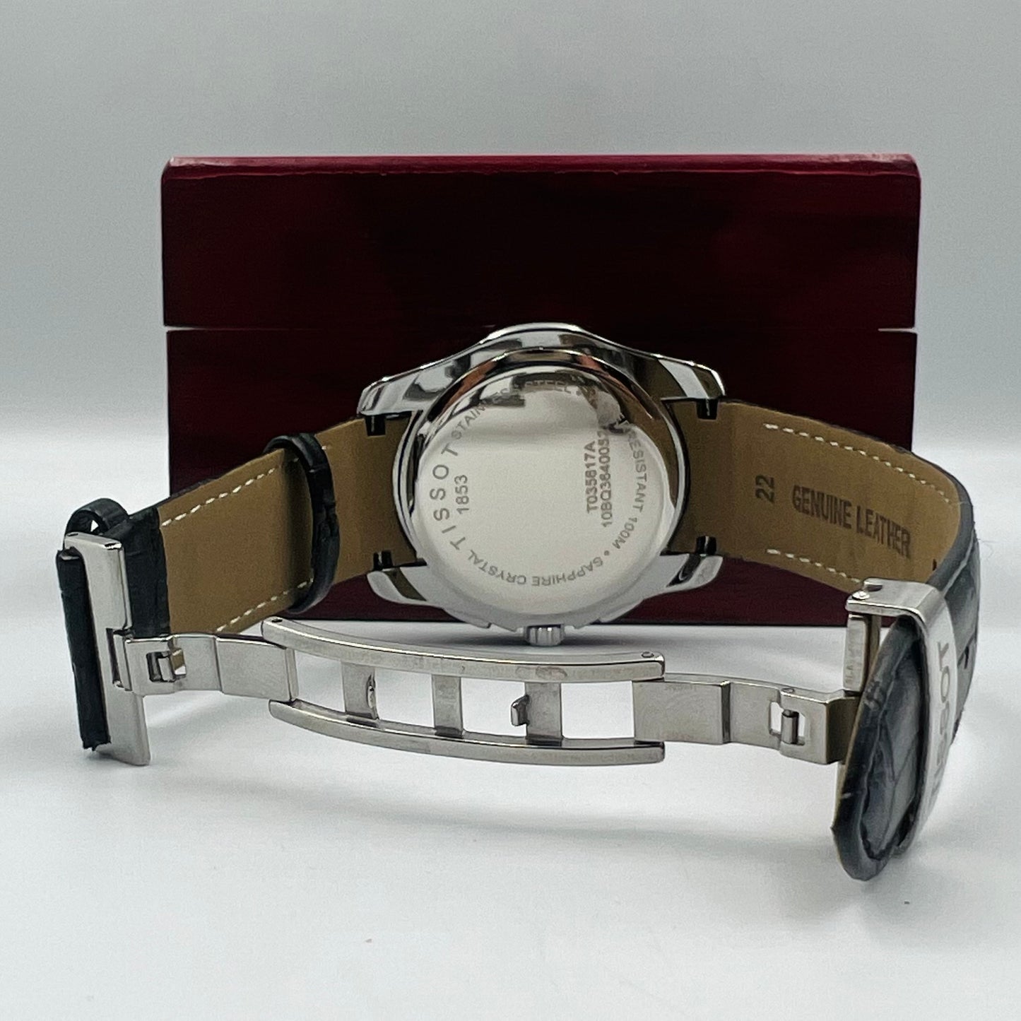 Tissot 1853 Silver White Black Watch
