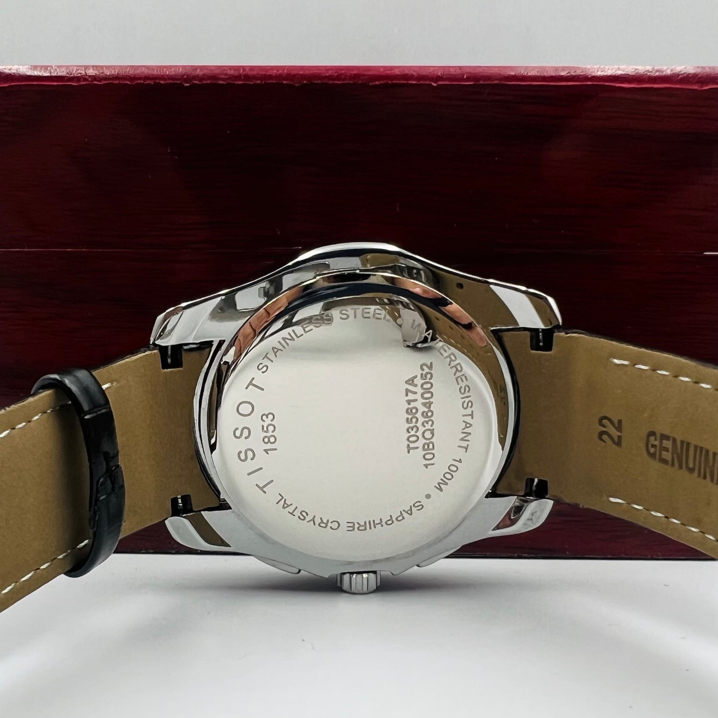 Tissot 1853 Silver White Black Watch