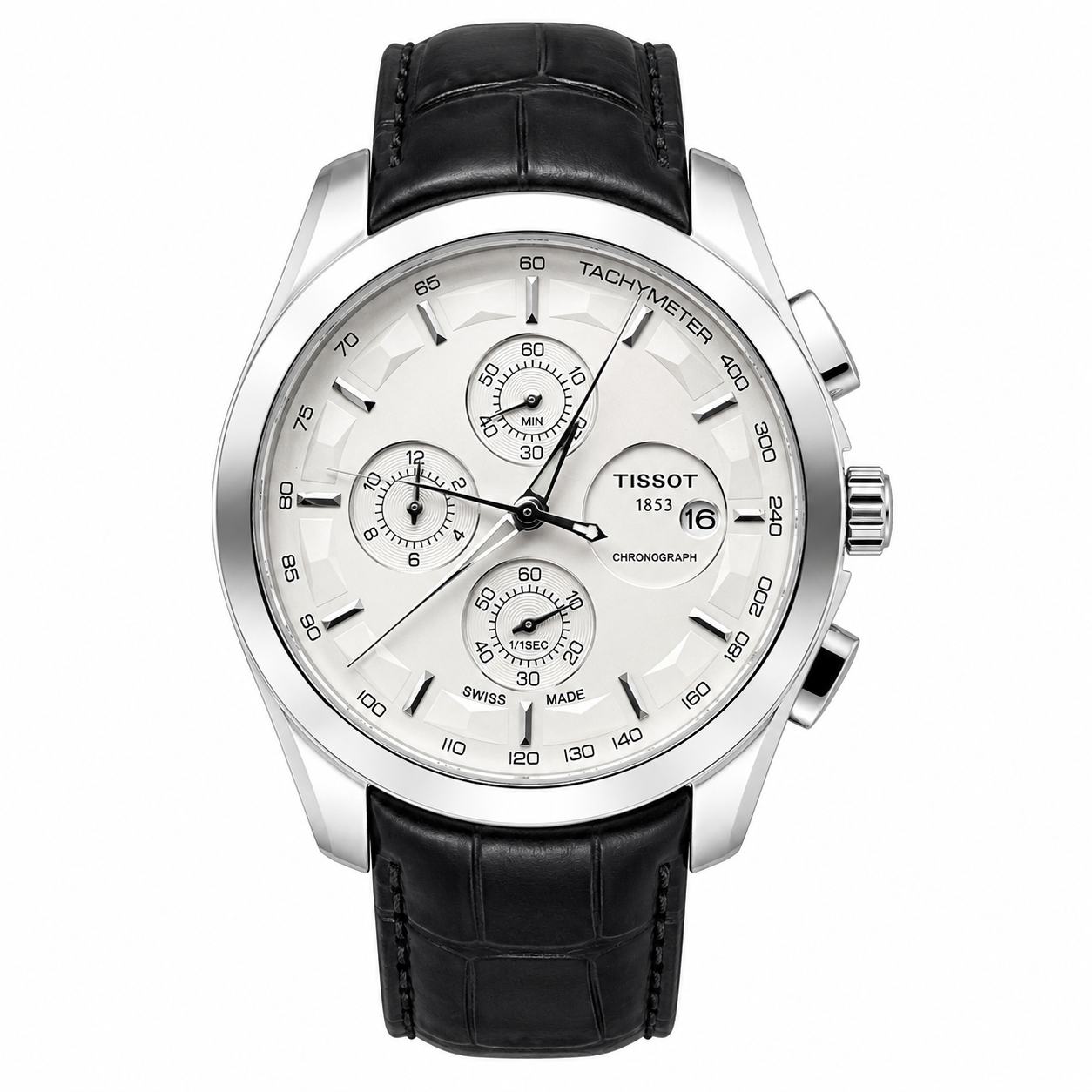 Tissot 1853 Silver White Black Watch