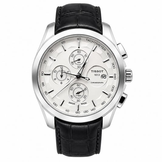 Tissot 1853 Silver White Black Watch