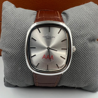 Patek AAA Brown Silver Watch
