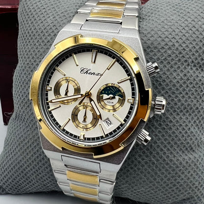 Chenxi Chain Twotone White Watch