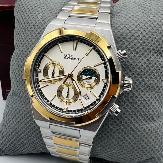 Chenxi Chain Twotone White Watch