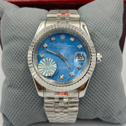 Silver Blue Datejust