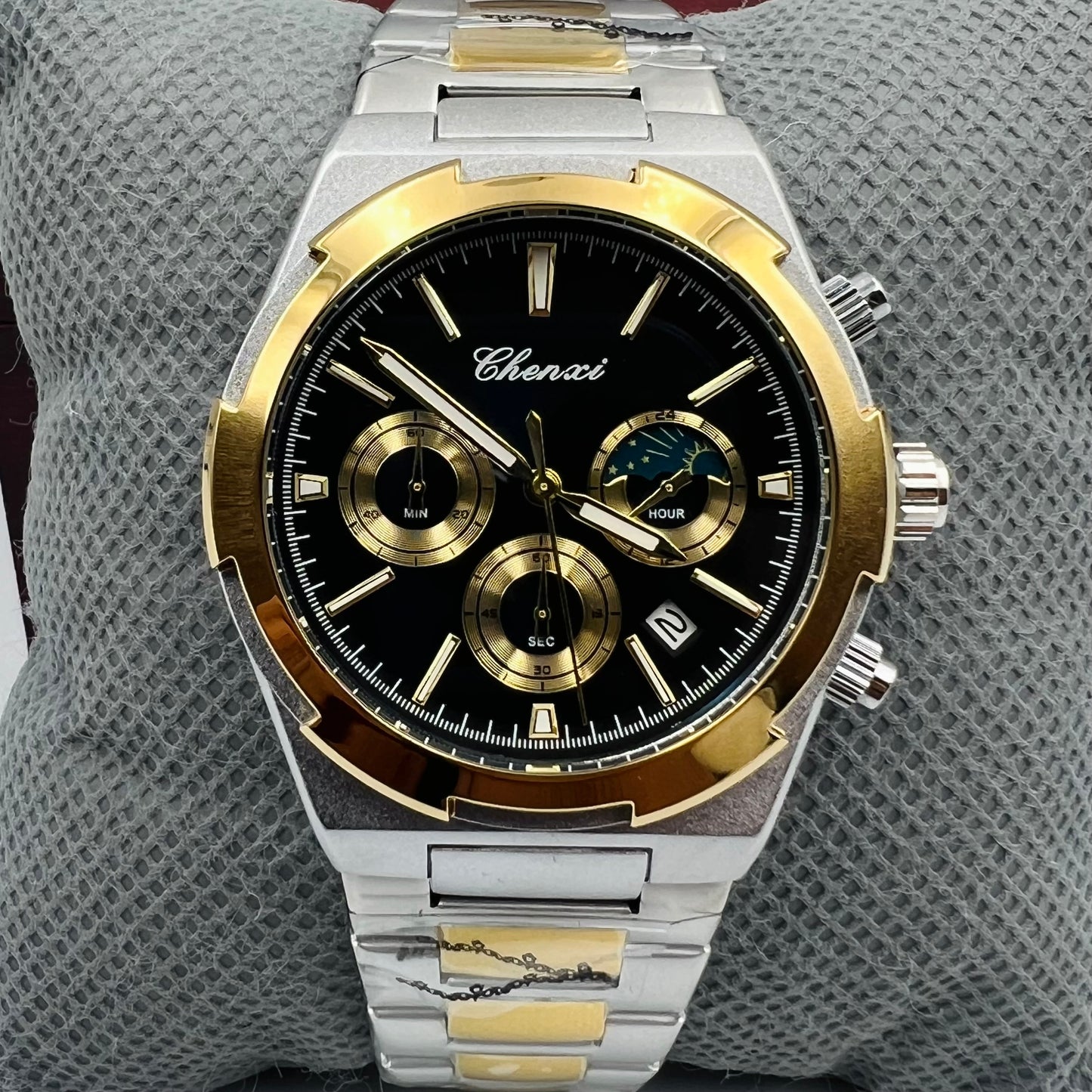 Chenxi Chain Twotone Black Watch