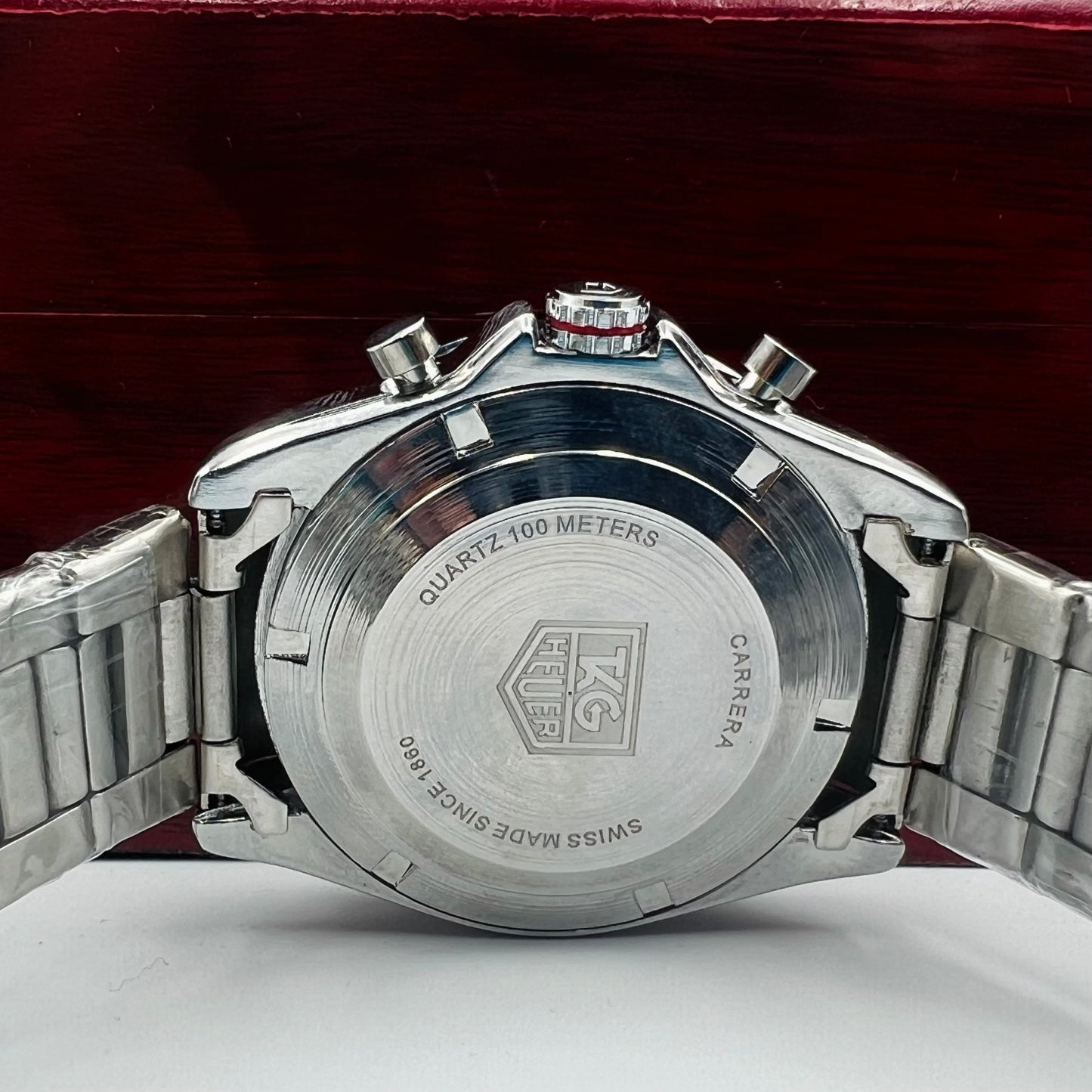 Tag Grand Carrera Silver White Watch