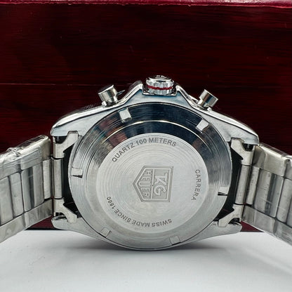 Tag Grand Carrera Silver White Watch
