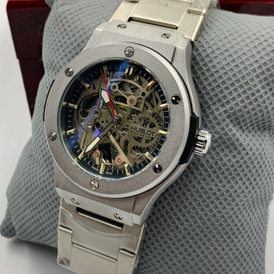 Hublot Silver Strap Automatic Watch