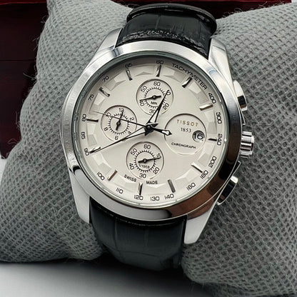 Tissot 1853 Silver White Black Watch