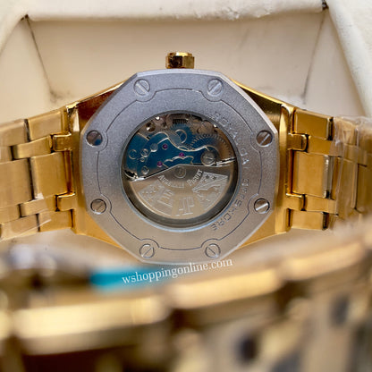 AP Full Golden Automatic Skeleton Watch