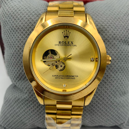 Rolx Full Golden Watch