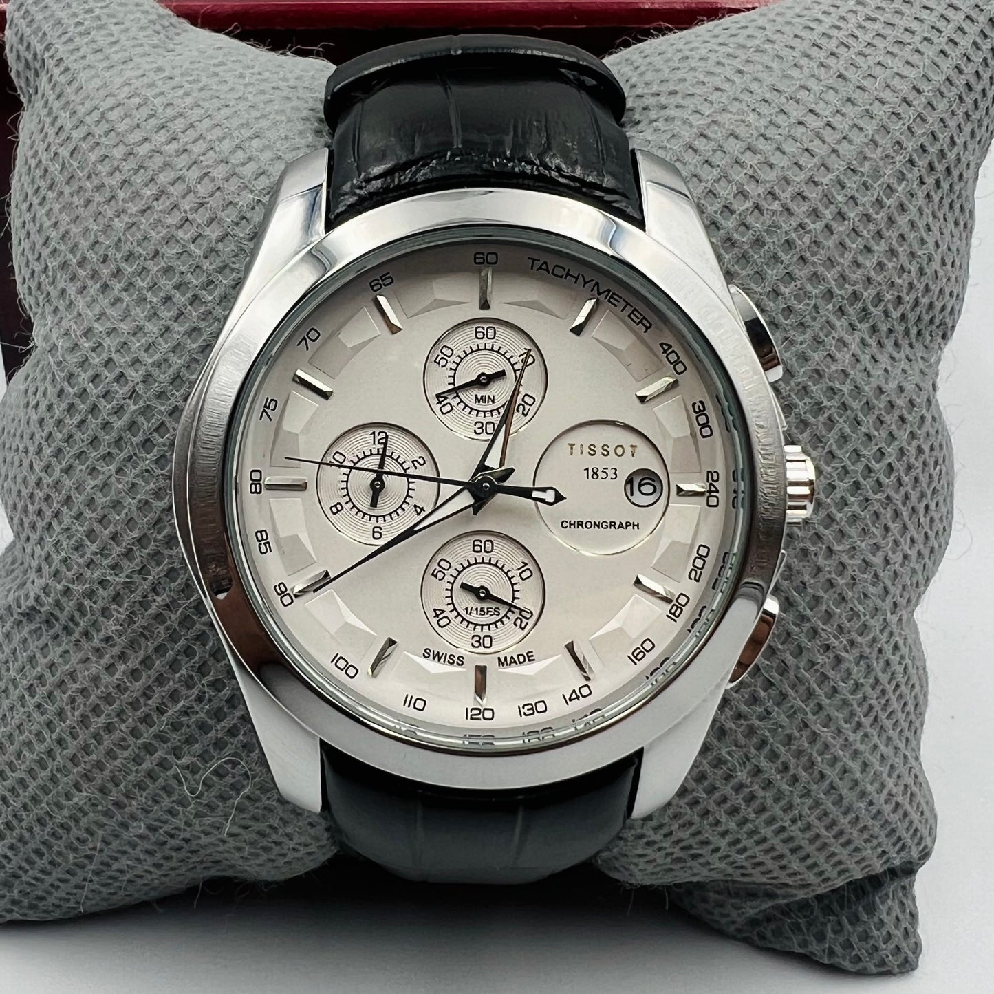 Tissot 1853 Silver White Black Watch